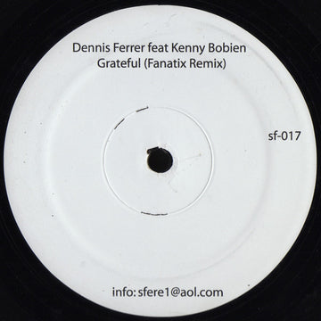 Dennis Ferrer Feat Kenny Bobien : Grateful (Fanatix Remix) (12