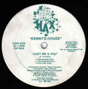 Kenny's House : Just Me & You  (12") - Vinyl Record