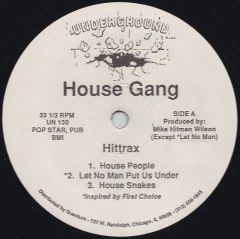 House Gang* : Hittrax (12") - Vinyl Record