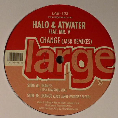 Halo & Atwater : Change (Jask Remixes) (12") - Vinyl Record