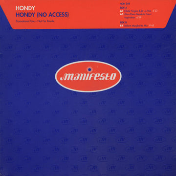 Hondy : Hondy (No Access) (12