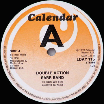 Sarr Band : Double Action / Magic Mandrake (12