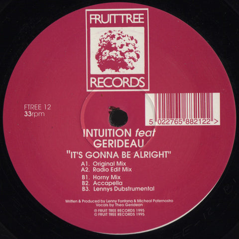 Intuition (3) Feat Gerideau : It's Gonna Be Alright (12") - Vinyl Record