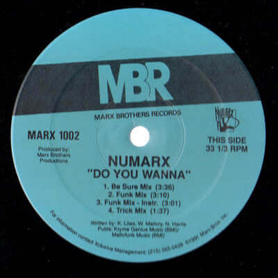 Numarx : Do You Wanna (12") is available for sale at our shop at a great price. We have a huge collection of Vinyl's, CD's, Cassettes & other formats available for sale for music lovers - Vinyl Record