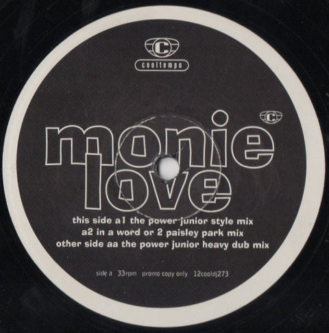 Monie Love : The Power / In A Word Or 2 (12", Promo) - Vinyl Record