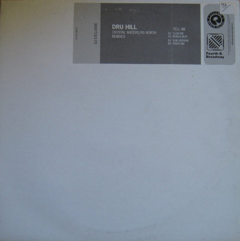 Dru Hill : Tell Me (95 North Remixes) (12", Promo) - Vinyl Record