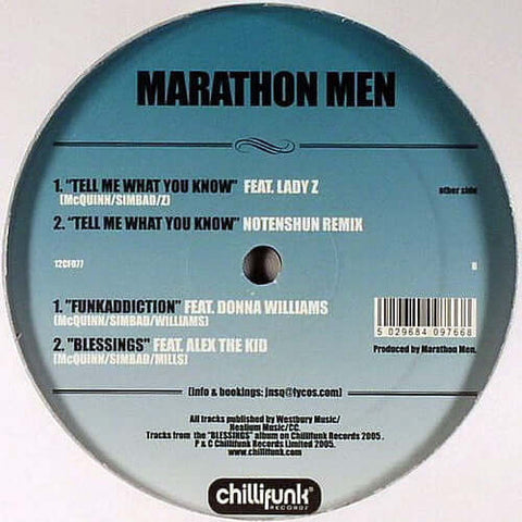 Marathon Men : Tell Me What You Know (12") - Vinyl Record