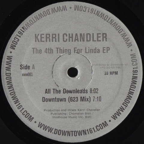 Kerri Chandler : The 4th Thing For Linda EP (12", EP) - Vinyl Record