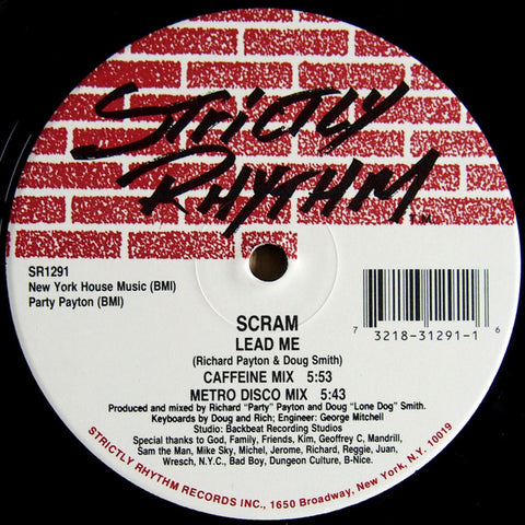 Scram (3) : Lead Me / Come On (12") - Vinyl Record