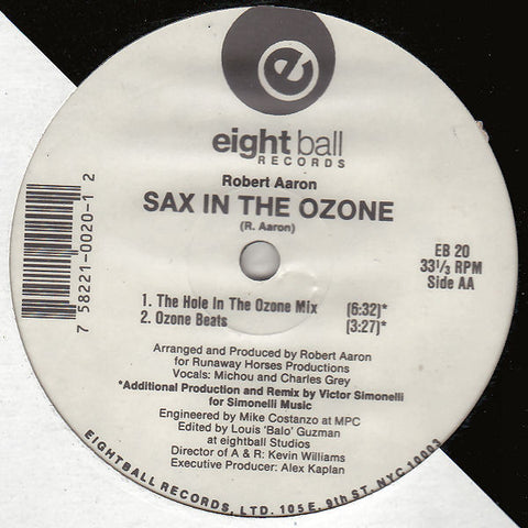 Robert Aaron : Sax In The Ozone (12") - Vinyl Record