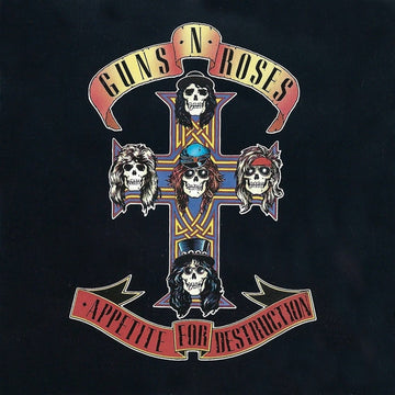 Guns N' Roses : Appetite For Destruction (CD, Album, RSA) Vinly Record