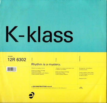 K-Klass : Rhythm Is A Mystery (12