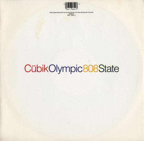 808 State : Cübik / Olympic (12", Single) - Vinyl Record