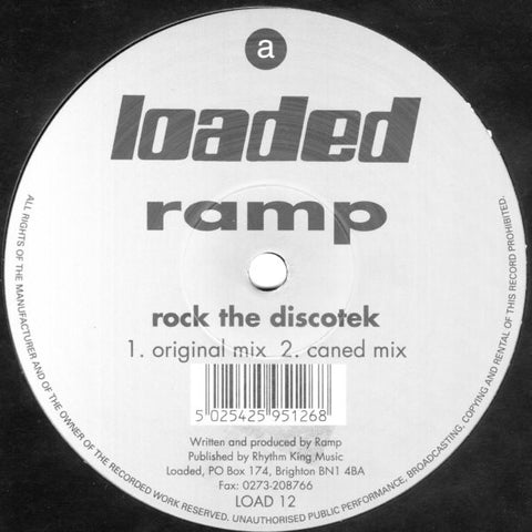 Ramp : Rock The Discotek (12") - Vinyl Record