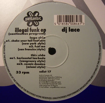 DJ Lace (2) : Illegal Funk EP (12