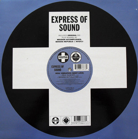 Express Of Sound : Real Vibration (Want Love) (12") - Vinyl Record