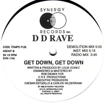 D D Rave : Get Down, Get Down (12