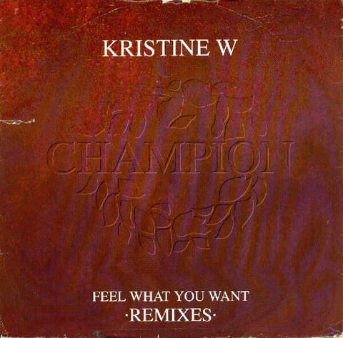 Kristine W : Feel What You Want (Remixes) (12", Single) is available for sale at our shop at a great price. We have a huge collection of Vinyl's, CD's, Cassettes & other formats available for sale for music lovers - Vinyl Record