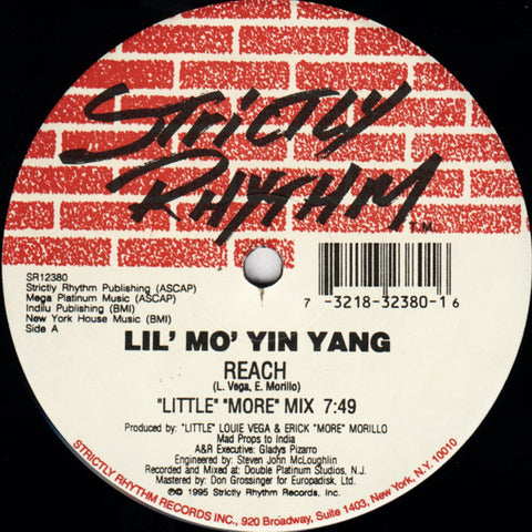 Lil' Mo' Yin Yang* : Reach (12") - Vinyl Record