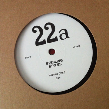 Sterling Styles : Bye Bye / Nobody (Dub) (12