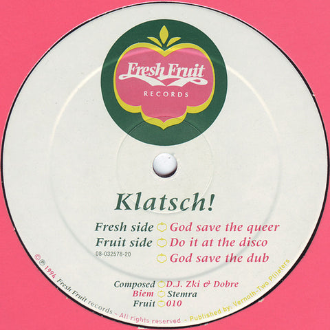 Klatsch! : God Save The Queer (12") - Vinyl Record