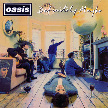 Oasis (2) : Definitely Maybe (CD, Album, RE, RP) Vinly Record