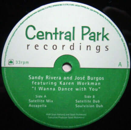 Sandy Rivera & Jose Burgos : I Wanna Dance With You (12") - Vinyl Record
