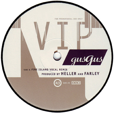 GusGus : VIP (2x12", Promo) - Vinyl Record