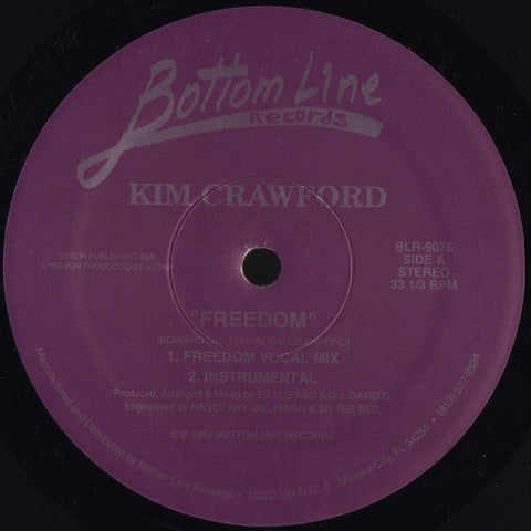 Kim Crawford : Freedom (12") - Vinyl Record