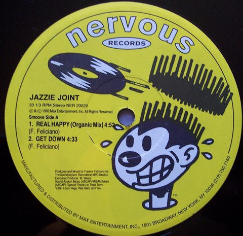 Jazzie Joint : Real Happy (12") - Vinyl Record