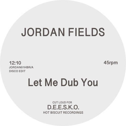 Jordan Fields - Let Me Dub You / Bongo Dub - Vinyl Record