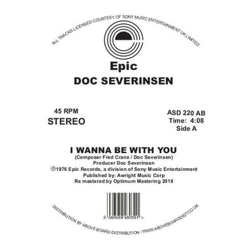 Doc Severinsen - I Wanna Be With You (DJ Harvey Edit) - Artists Doc Severinsen Genre Disco Reissue, Disco Edits Release Date 9 Jun 2023 Cat No. ASD220AB Format 12