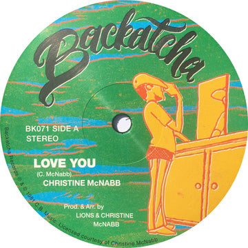 Christine McNabb - Love You / Combinación (versión vocal/dub) Vinly Record