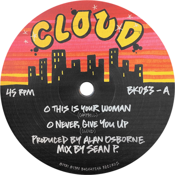 Cloud - This Is Your Woman - Artists Cloud Genre Brit-Funk, Reissue Release Date 17 Nov 2023 Cat No. BK083 Format 12