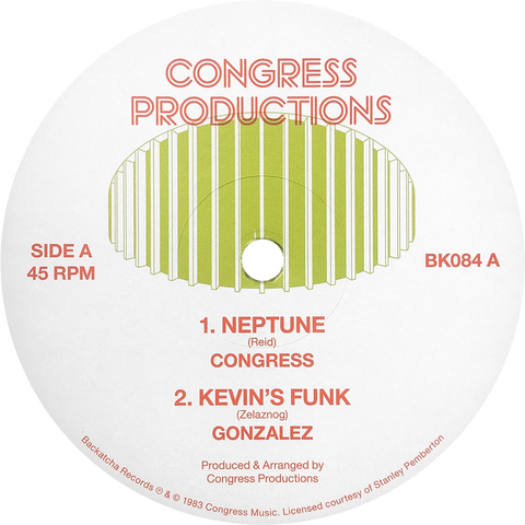 Congress Productions - Neptune - Artists Congress Productions Genre Brit-Funk, Jazz-Funk, Reissue Release Date 17 Nov 2023 Cat No. BK084 Format 12" Vinyl - Backatcha Records - Backatcha Records - Backatcha Records - Backatcha Records - Vinyl Record