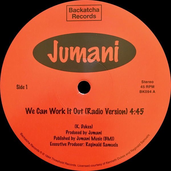 Jumani - We Can Work It Out