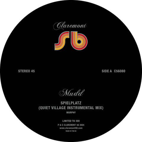 Mudd - Spielplatz (Quiet Village Remixes) (Ltd. 300 Copias) - Vinyl Record