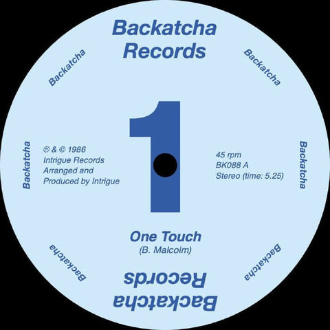 Intrigue - One Touch - Artists Intrigue Style Boogie, Street Soul Release Date 26 Apr 2024 Cat No. BK 088 Format 12" Vinyl - Backatcha Records - Backatcha Records - Backatcha Records - Backatcha Records - Vinyl Record