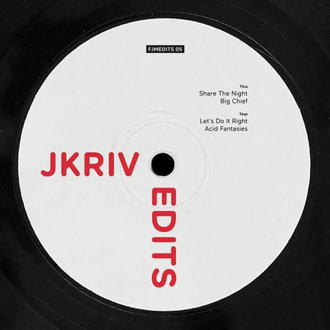 Artists Jkriv Style Disco House, Nu-Disco Release Date 26 Jul 2024 Cat No. FJMEDITS 05 Format 12" Vinyl - Jkriv - Let's Dance Vol 5 - Funkyjaws Music - Funkyjaws Music - Funkyjaws Music - Vinyl Record