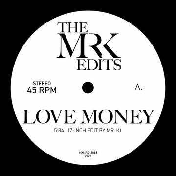 The Mr K Edits - Love Money Vinly Record