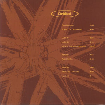 Orbital - Orbital (The Brown Album) Vinly Record