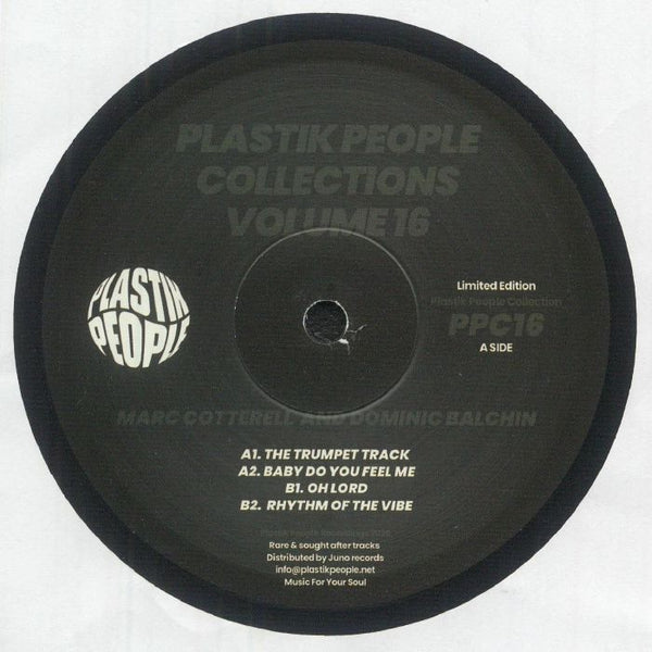 Marc Cotterell / Dominic Balchin - Plastik People Collections Vol 16
