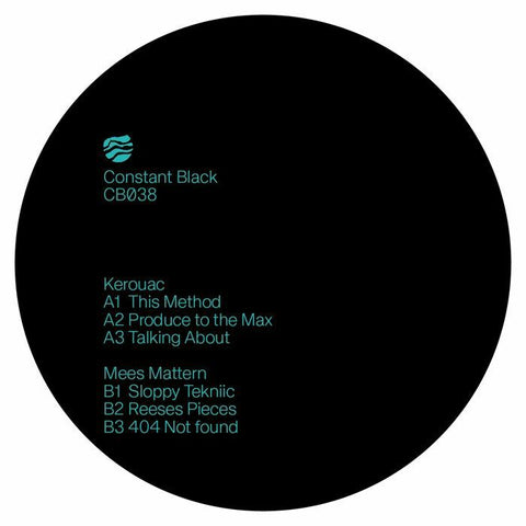 KEROUAC / MEES MATTERN - Constant Black 38 1 - Vinyl Record