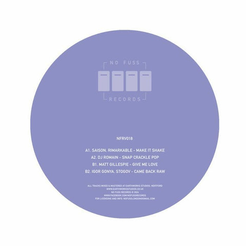 Saison / Rimarkable / Matt Gillespie / DJ Romain / Igor Gonya / Stogov - NFRV 018 1 - Vinyl Record