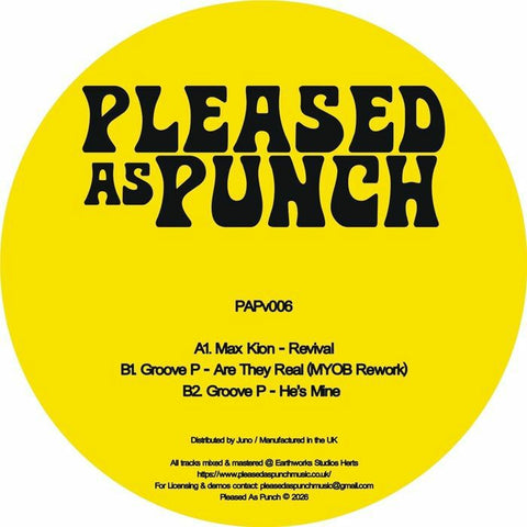 Max KION - PAPV 006 2 - Vinyl Record