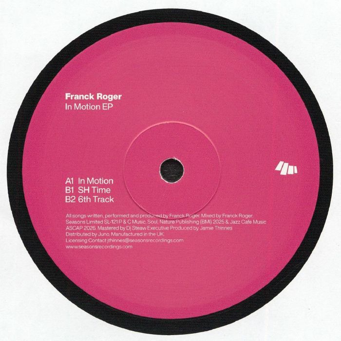 Franck Roger - In Motion EP