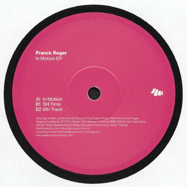 Franck Roger - In Motion EP