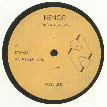 Nenor - Edits & Reworks - Artists Nenor Genre Disco House Release Date 3 Nov 2023 Cat No. FOSSIL 003 Format 12
