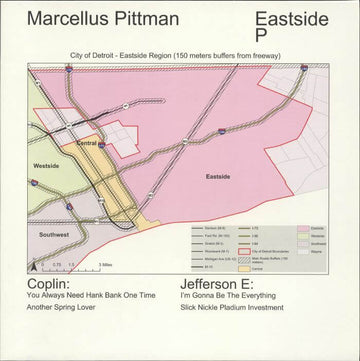 Marcellus Pittman - Eastside EP - Artists Marcellus Pittman Style Deep House Release Date 16 Feb 2024 Cat No. AR 019 Format 12