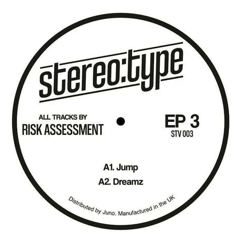 Risk Assessment - Stereo:type EP 3 - Artists Risk Assessment Genre Disco House Release Date 29 Mar 2024 Cat No. STV 003 Format 12" Vinyl - Stereo:type - Vinyl Record